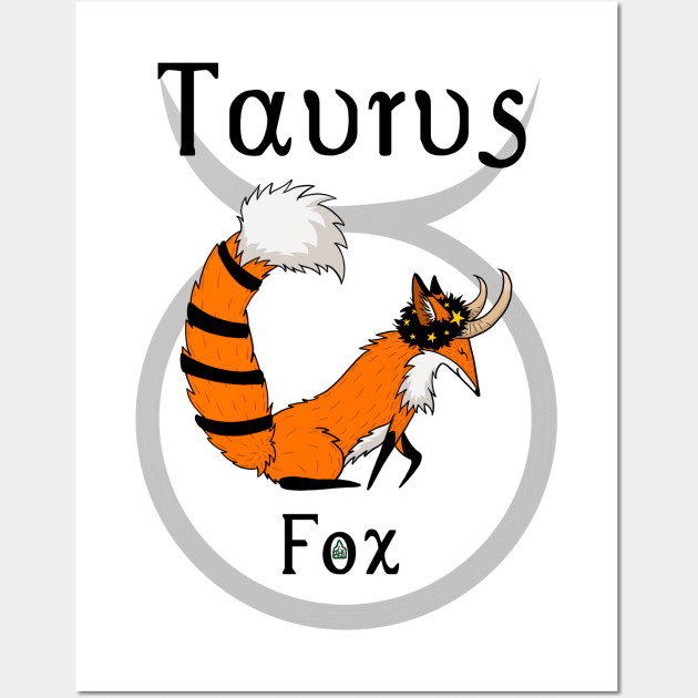 Taurus Fox Wall Art by The art of Kai